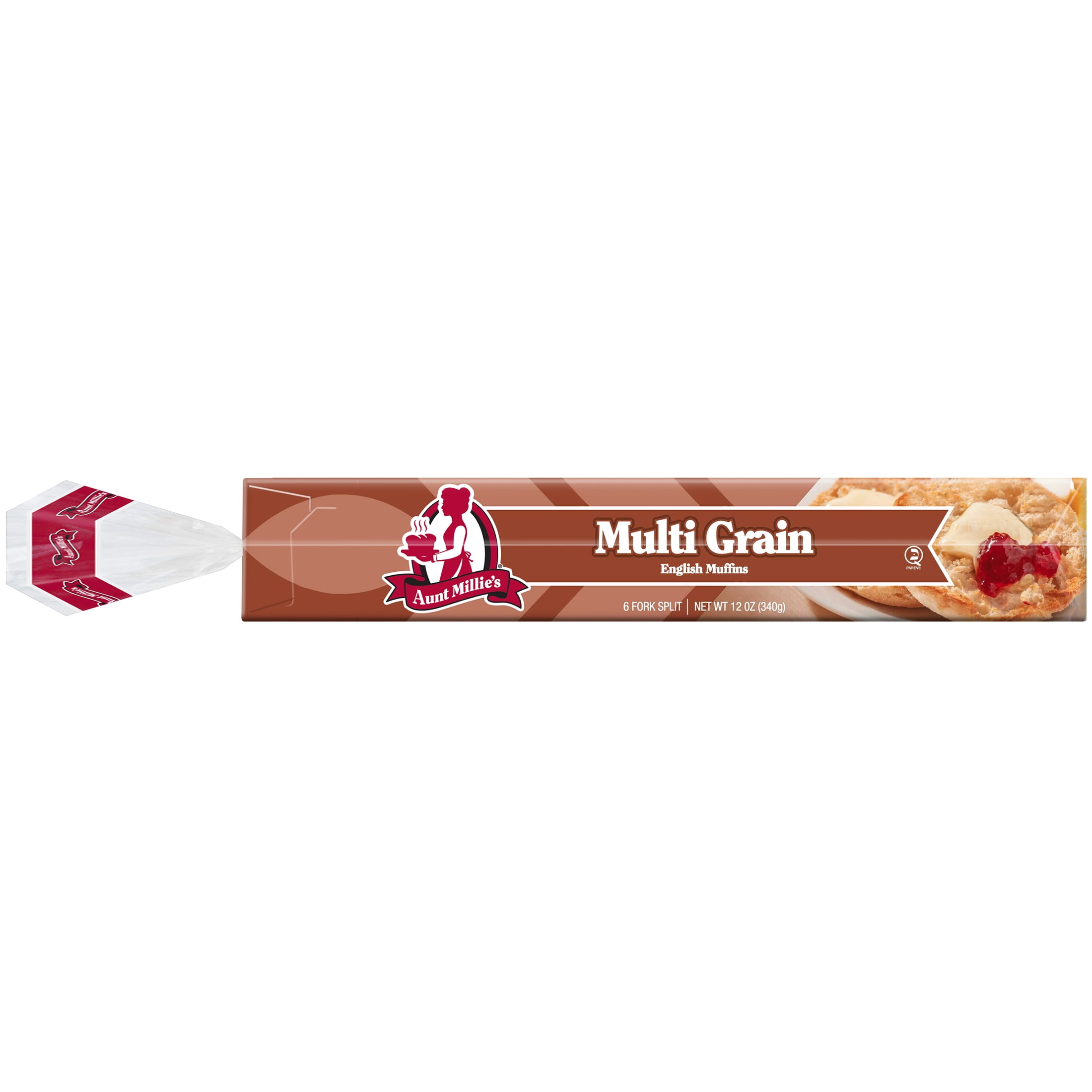 Aunt Millie's English Muffins, Multi Grain, 6 Count, 12 oz.