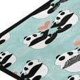 thumbnail image 2 of SKYSONIC Valentine's Day Kitchen Rugs and Mats,Cute Panda Couple Non Slip Washable Cushioned Carpets Polyester AntiFatigue Comfort Porch Floor Mat Doormat for Washroom Bedroom Office 39 x 20 inch, 2 of 7