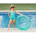 thumbnail image 2 of Girls UPF 50+ One-Piece Ruffle Front Swimsuit | Black, 2 of 6