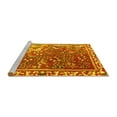 thumbnail image 2 of Ahgly Company Machine Washable Indoor Rectangle Persian Yellow Traditional Area Rugs, 7' x 9', 2 of 4