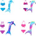 thumbnail image 3 of Traje de baño de cola de sirena Traje de baño de sirena Ropa de sirena Bikini Ropa infantil de moda linda sirena, 3 of 5