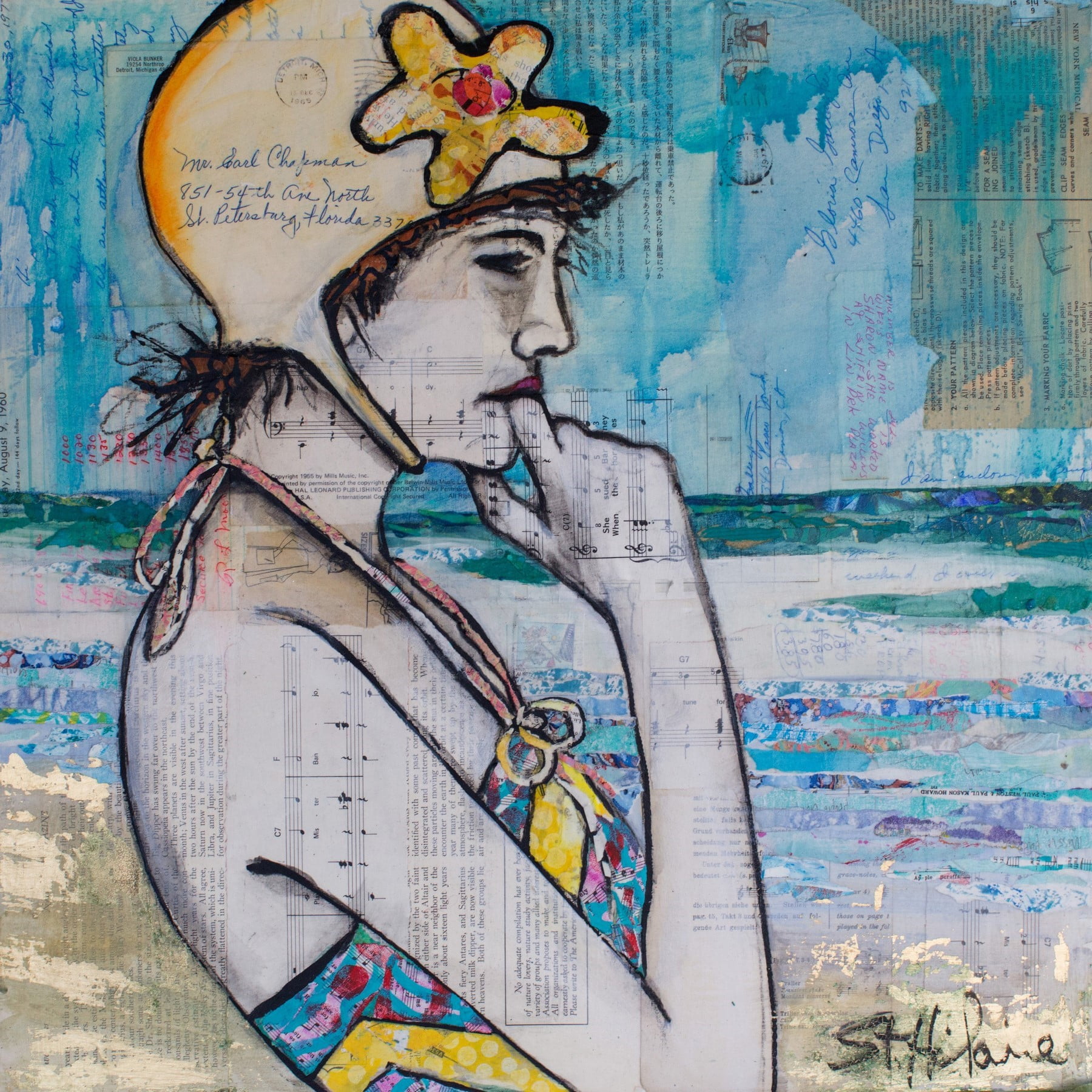 "Contemplation" Painting Print on Wrapped Canvas
