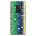 thumbnail image 1 of DistinctInk Clear Shockproof Hybrid Case for Samsung Galaxy S9+ PLUS (6.2" Screen) - TPU Bumper, Acrylic Back, Tempered Glass Screen Protector - Purple Green Blue Yellow Pink Gradient, 1 of 5