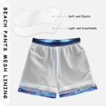 thumbnail image 3 of FORMRS Boys Swim Trunks Quick Dry Mesh Liner Boardshorts Sizes XS-XL, Beautiful Floral Moon, 3 of 7