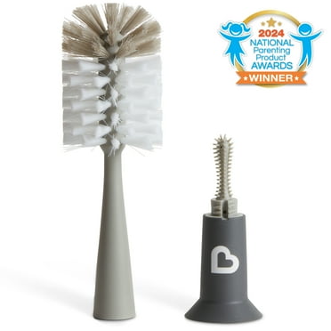 Munchkin® Bristle™ Baby Bottle Brush, Gray, Unisex