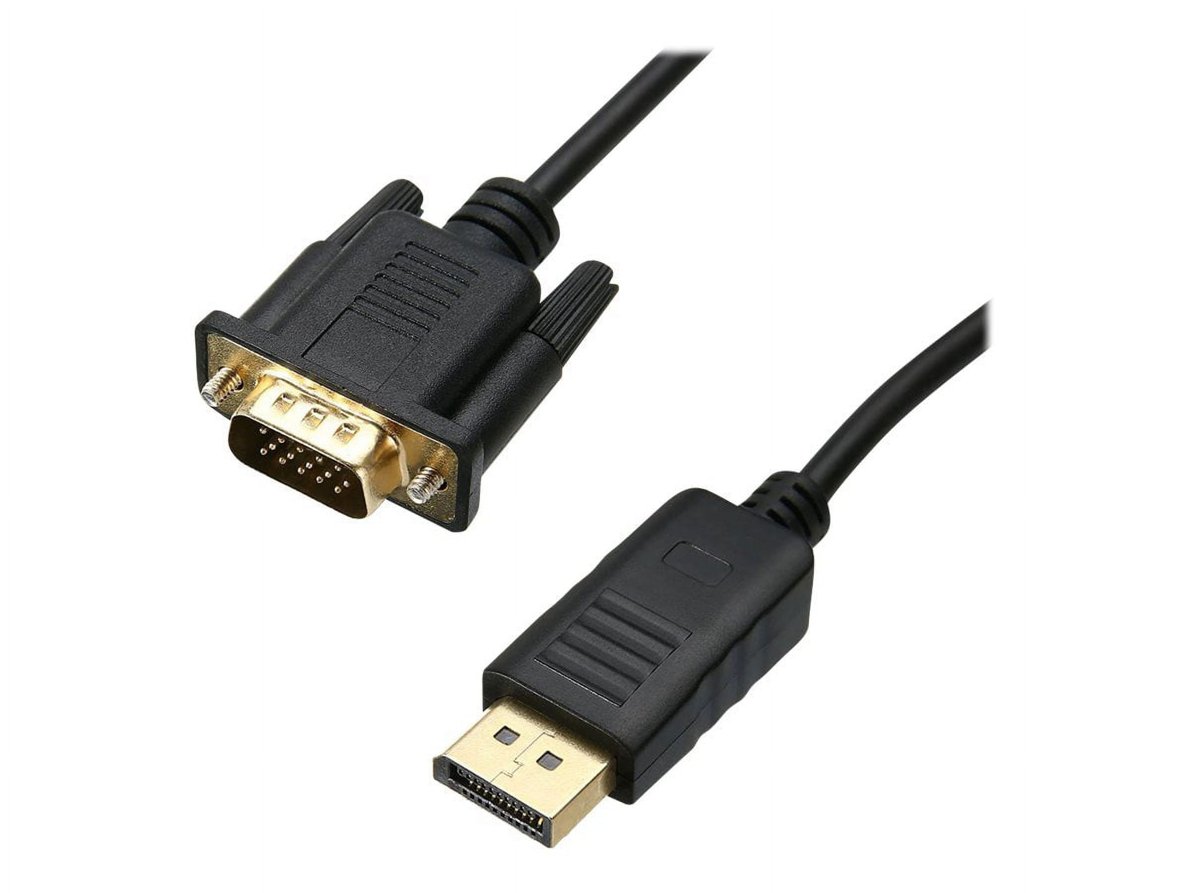 4XEM 4XDPVGA3FT DisplayPort to VGA Adapter Cable 3'