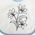 thumbnail image 4 of Inktastic Lily Boys or Girls Baby Bib, 4 of 4