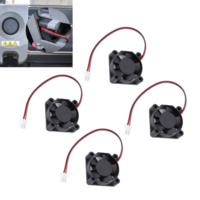 Ventilador de Extremo Caliente de Extrusora de Enformora 3D, Ventilador de Extreme Caliente de Extrusor de Bajo Ruido Eficiente de 4 piezas para imprimir