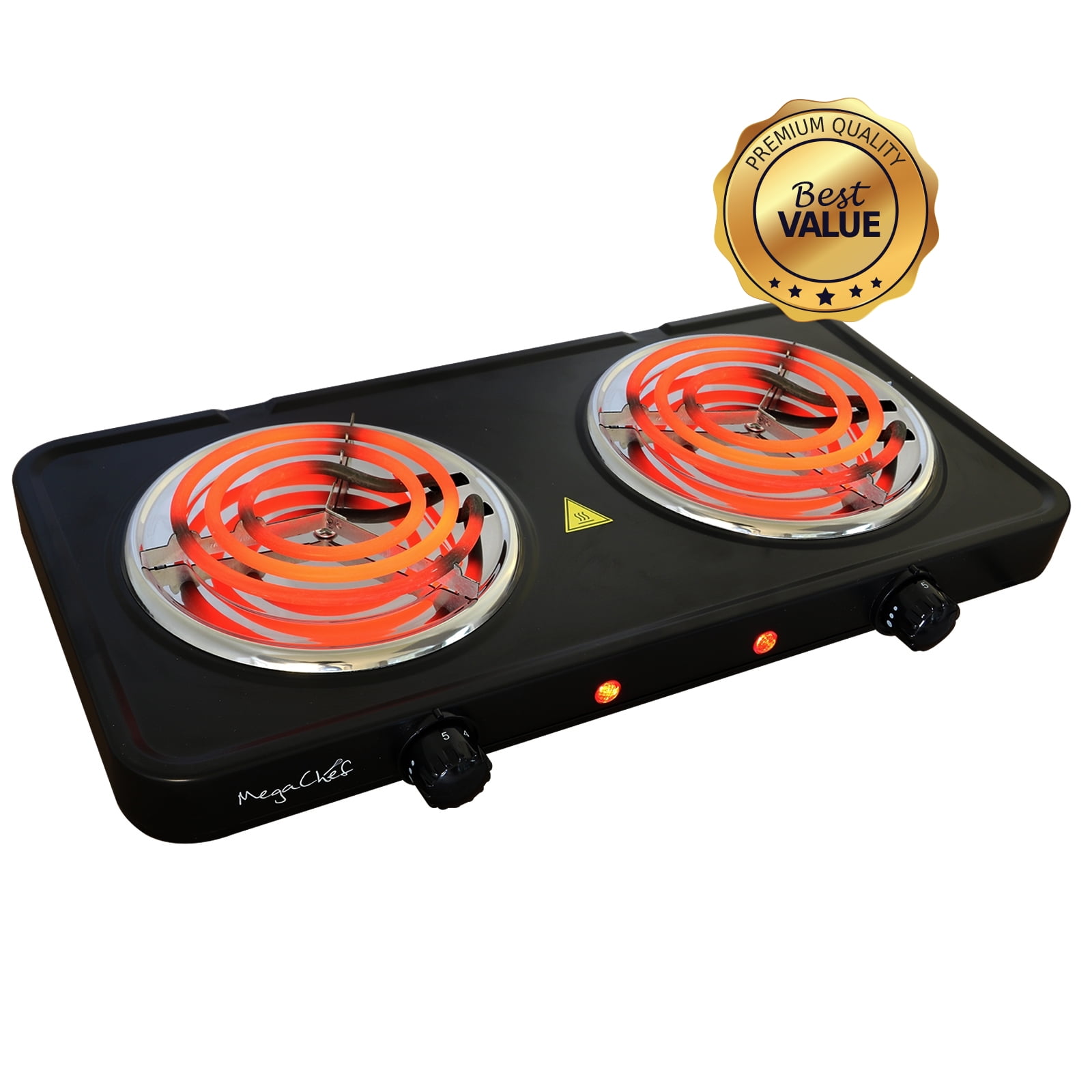 Portable Cooking Stove Mainstays Double Burner 1800W Hot Plate Electric Burner D 