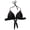 Black, variant on Women Beach Top Push Up Swimsuit Top Solid Color Swimsuit Bra Bathing Suit Top