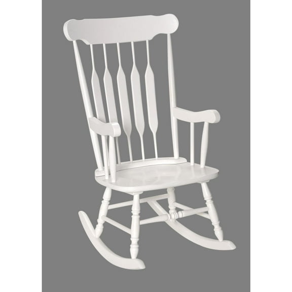 Gift Mark Adult Rocking Chair-Color:White