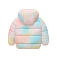 thumbnail image 3 of LTTVQM Children's Fashion Winter Fleece Coats Solid Color Lightweight Down Jacket with Hood Zip Up Quilted Puffer Jackets Multicolor 2-3 Years, 3 of 3