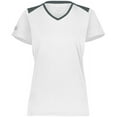 thumbnail image 2 of Holloway 223701.61U.XL Ladies Momentum Team T-Shirt, White & Iron - Extra Large, 2 of 5