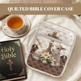 thumbnail image 6 of TSOVTHRID Sheep Cross Lily Floral Print Bible Cover Case for Christian, Church Bible Bag with Portable Handle, Multi-Functional Bibles Study Supplies Accessories, 6 of 7