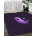 thumbnail image 2 of Ahgly Company Indoor Rectangle Patterned Purple Iris Purple Area Rugs, 2' x 3', 2 of 6