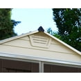 thumbnail image 3 of Palram - Canopia SkyLight 6' x 5' Polycarbonate/Aluminum Storage Shed - Tan/Brown, 3 of 10