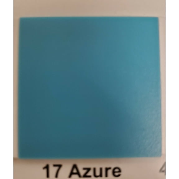 Sibe-R Plastic Supply? 2 PACK HDPE POLYETHYLENE MATTE AZURE PLASTIC SHEET .055" THICK 24" X 48"