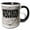 Black/White, variant on 3drose, Wisconsin. State Capital Is Madison., 11oz Two-tone Green Mug