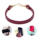 thumbnail image 5 of Correa para bolso de piel con patchwork hecha a mano, 31 cm para personalizar, tono berenjena, perfecta para bolsos BD214-217, 5 of 8