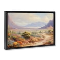 thumbnail image 2 of Stupell Industries Southwestern Flower Lined Desert Path Black Floating Frame Canvas Art, 25 x 17, by Franklyn Gregory, 2 of 8