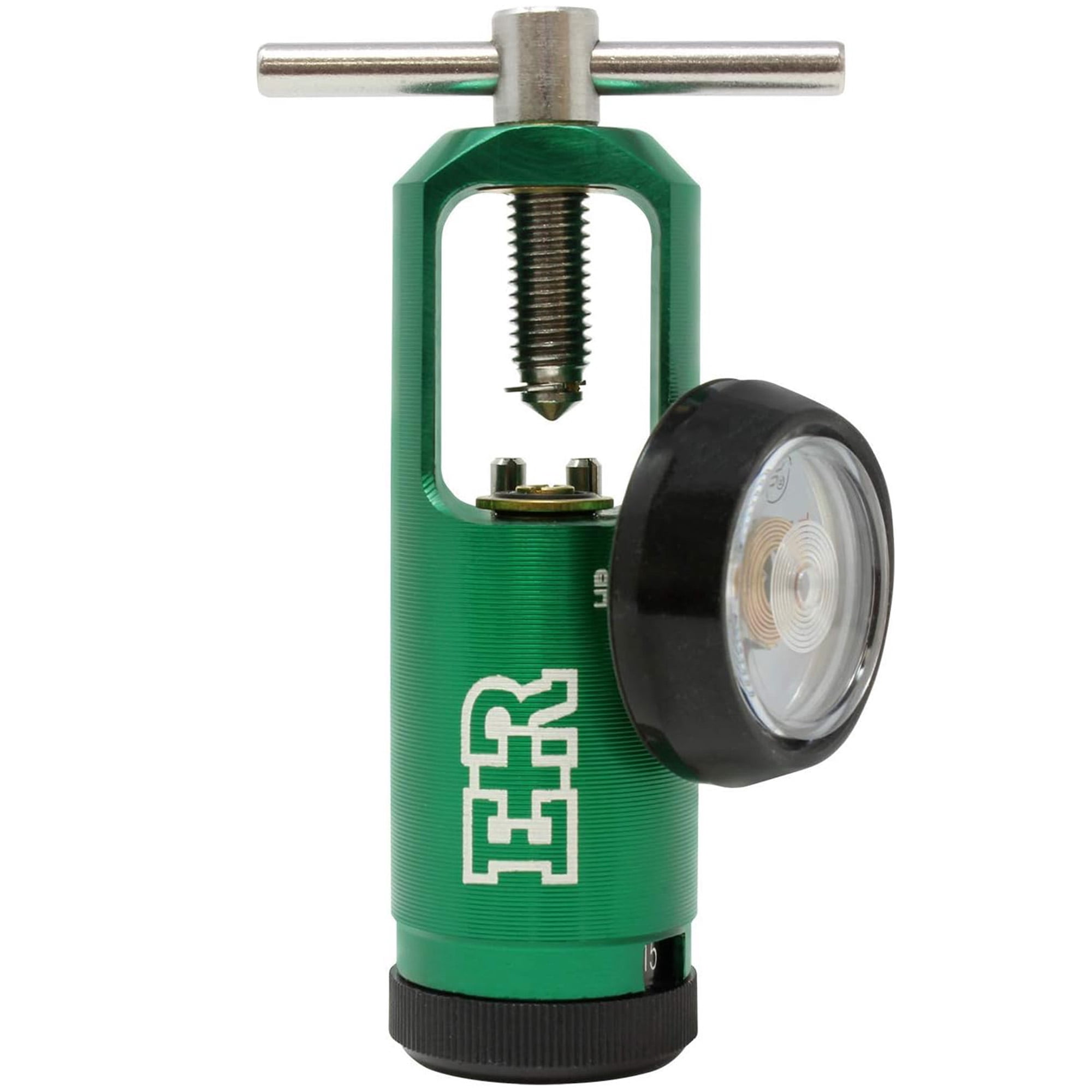 Ever Ready First Aid Oxygen Regulator CGA-870 Gauge Flow Rate with Wrench Key - 0-15LPM