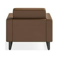 thumbnail image 5 of Safco Mirella Adult Lounge Chair, Brown with Black Metal Legs, 5 of 5