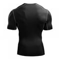 thumbnail image 3 of Mens Short Sleeves Compression Tops Sportswear T-Shirts Bodybuilding Tee Quick Dry Tops, 3 of 3
