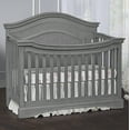 Evolur Adora Curve Top Convertible Crib, Storm Gray