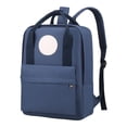 thumbnail image 1 of YIMWNYI Large Size Backpack, Lightweight Canvas Travel Backpack with Multiple Pockets, Adjustable Padded Shoulder Straps, Stylish and Durable, Ideal for Everyday Use, Work, and Travel, 1 of 5