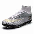 thumbnail image 1 of Botas de fútbol para hombre, tacos profesionales con clavos, zapatillas de fútbol para competición/entrenamiento, zapatillas para niño, 1 of 5