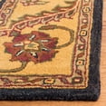 thumbnail image 3 of Safavieh Golden Jaipur Dreda Bordered Wool Runner Rug, Black/Gold, 2'3" x 10', 3 of 9