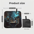 thumbnail image 3 of Grim Reaper Party Cool Foldable Seat Cushion for Bleachers, Stadium Seats, Camping & Outdoor Events, Portable Lightweight Pad with Carabiner, 3 of 6