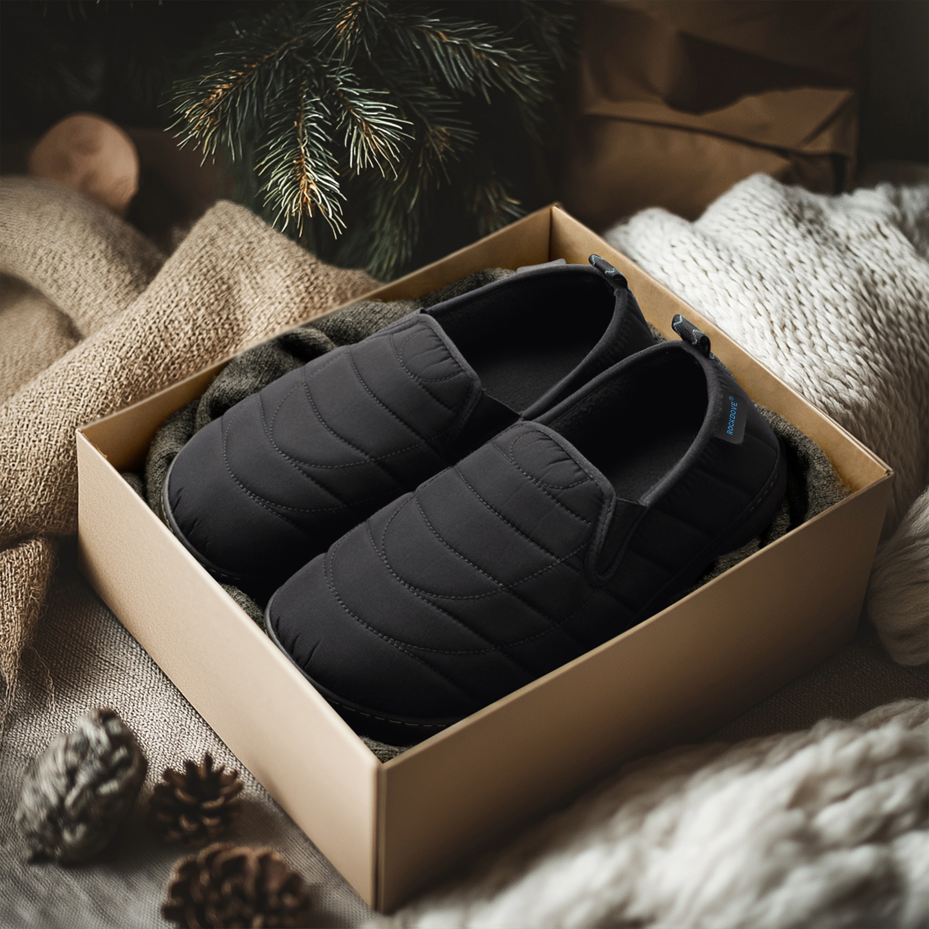 RockDove Men's SwiftStride Nylon Slippers photo 6