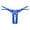 Blue, variant on Seductiva Women Clothing Women's Thong Underwear Women Embroidered Hollow Butterfly Low Waist Underpants Open Cut Pearl Massage Thong Soft Strech Ladies Breathable