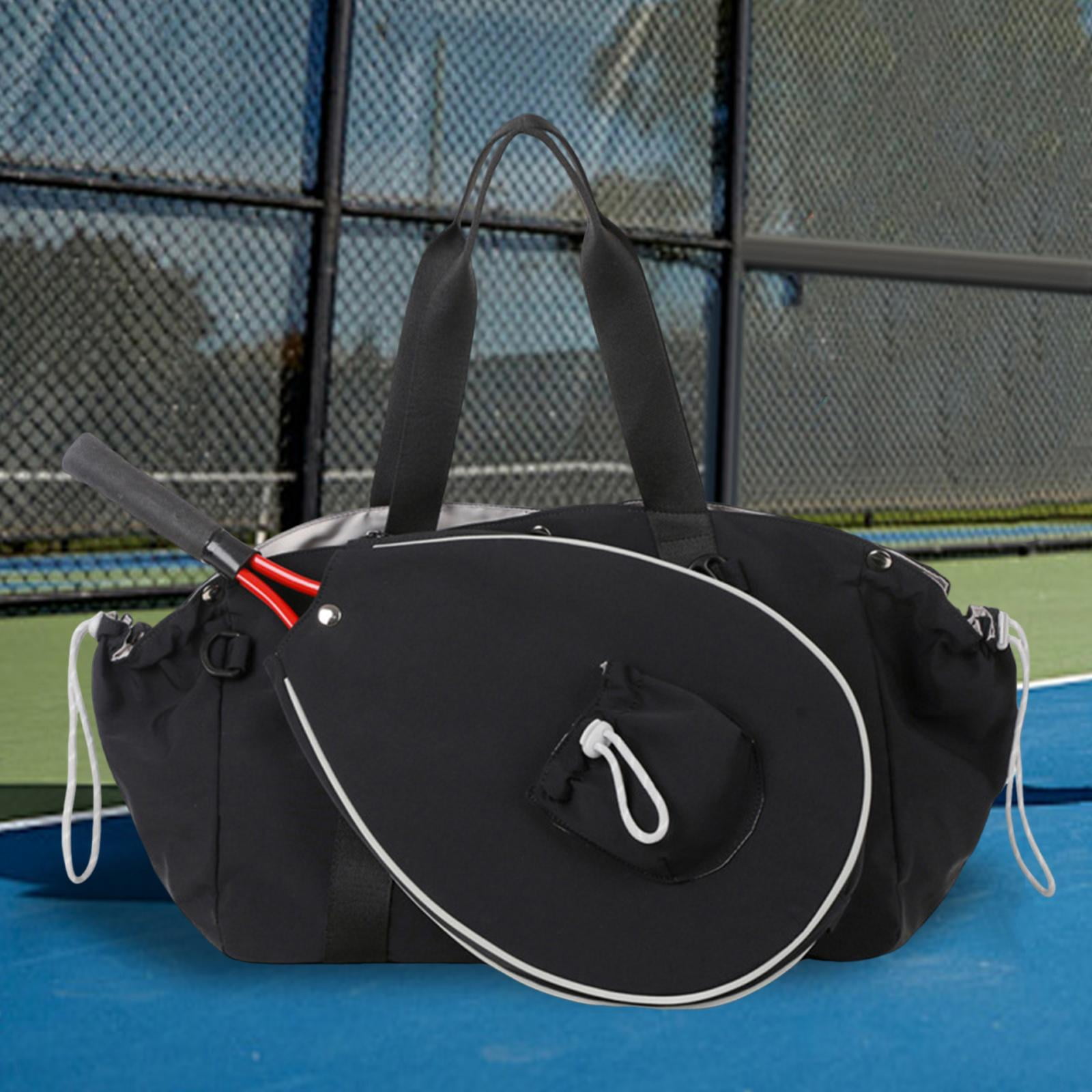 Badminton Racket Bag Tennis Bag Sports Handbag Large Capacity Nylon for Women Beginners Fitness and Gym Use
