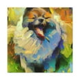 thumbnail image 3 of "Keeshond in Nature's Glory" - Canvas, 3 of 25