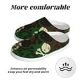 thumbnail image 6 of Wukai Camouflage Skull Print Women's Indoor Bedroom Slipper Slip On Shoes, Unisex House Shoes with Anti-Skid Sole for Men, Gift for Women Men-35/36, 6 of 7