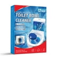 thumbnail image 2 of Taicans 12-Pack Toilet Bowl Cleaner Blocks - Powerful Urine Scale Remover & Deodorizer (300 Flushes) - Long-Lasting Freshness,Safe for Septic Systems,Easy-Drop No-Scrubbing Design, 2 of 8