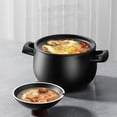 thumbnail image 4 of Casserole Soup Cooking Pot Soup Rice Ceramic Stewing Pot Bibimbap Cooking Pot with Handle, 4 of 5