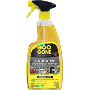 Goo Gone Automotive Adhesive Spray Gel Cleaner for Tires, Rims, Stickers, Bugs, Tar & Sap - 24 oz