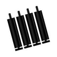 thumbnail image 1 of Patas de metal para muebles de 4 piezas, multiusos, fáciles de instalar, para sofá negro 25cm, 1 of 9