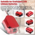 thumbnail image 3 of 2pcs Power Wheels Adapter for Crafts*man 20V Battery, Power Station Conversion Kit with Fuses, Terminals, 14AWG Wire, Converter for Rc Car Toys, Robotics, Rc Truck, 3 of 7