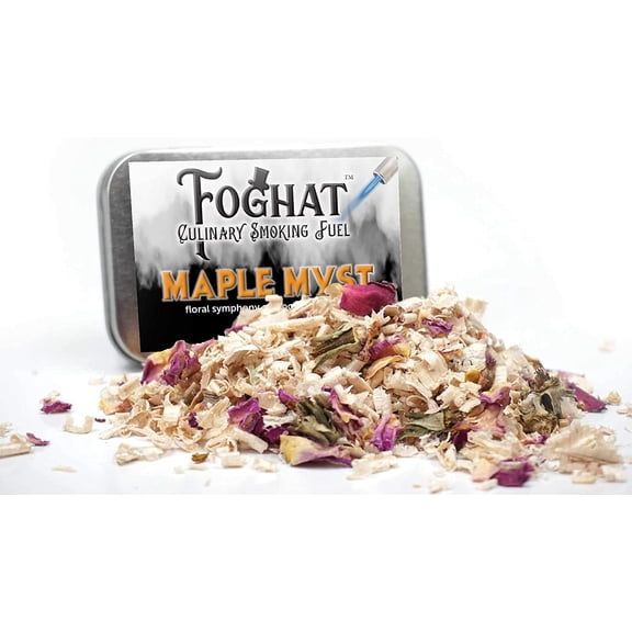 FogHat Maple Myst Wood Chips for Cocktail Smoker Kit Drink Smoker