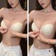 thumbnail image 4 of Un par de pegatinas de encaje en el pecho de concha en tono de piel, vestido de novia femenino, pegatinas de sujetador de silicona con correa trasera invisible, 4 of 5