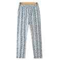 thumbnail image 4 of Ailaofu Women's Cotton Pajama Pants Lounge Casual Bottoms Fun Print Sleep Pants, 4 of 5