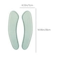 thumbnail image 3 of Fwttom Toilet Seat Covers, Thickened Toilet Seat Pad Two Piece Adhesive Rainproof Toilet Seat Cover Washable Toilet Seat Pad Reusable Toilet Cover for Home Decor, 3 of 7