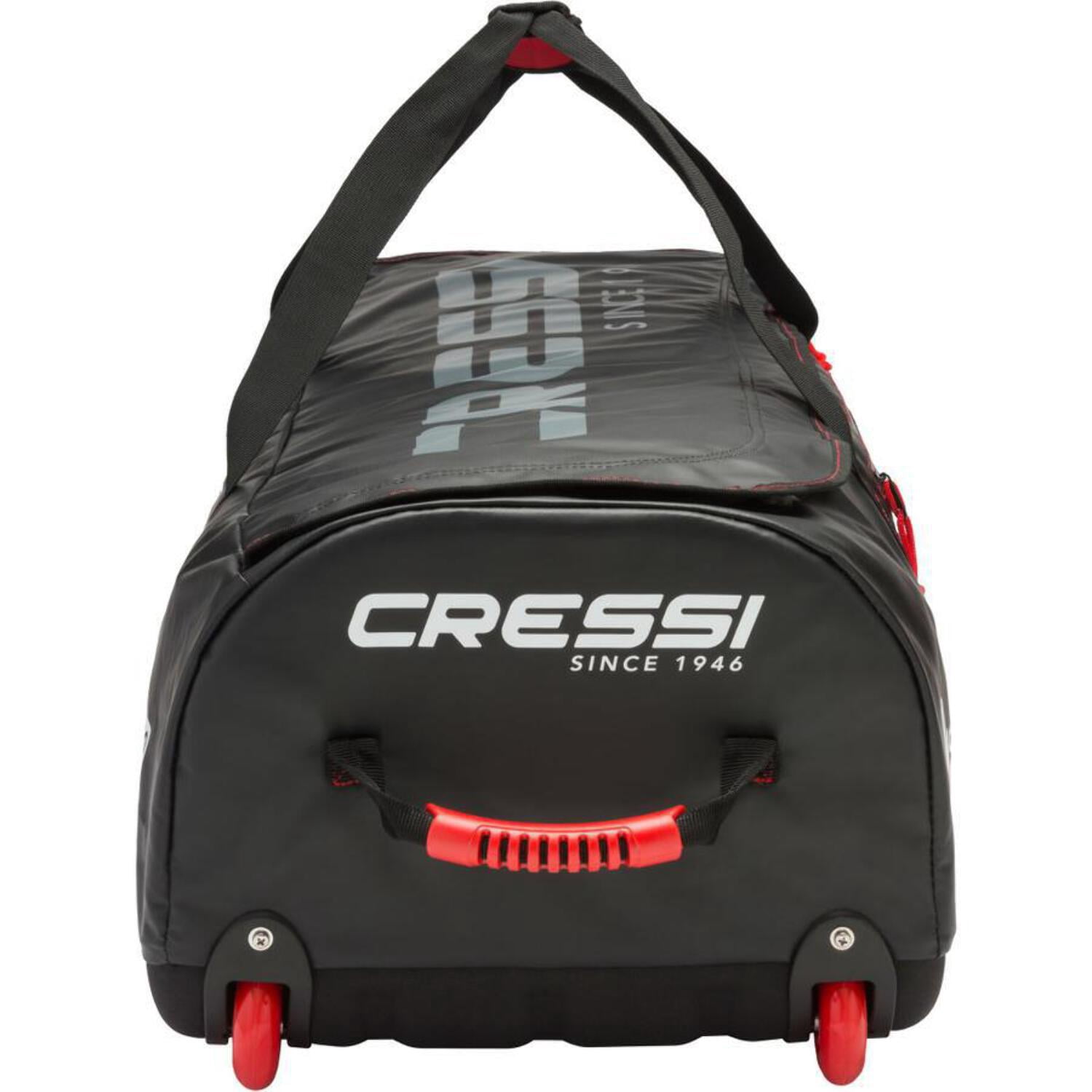 Cressi Tuna Dry Roller Gear Bag - Black/Red