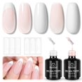 thumbnail image 1 of Kit de manicura Beetles French Manicure White Nude Pink Gel, 1 of 7