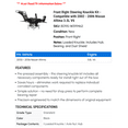 thumbnail image 2 of Front Right Steering Knuckle Kit - Compatible with 2002 - 2006 Nissan Altima 3.5L V6 2003 2004 2005, 2 of 2
