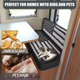 thumbnail image 5 of XYZCANDO Gray USA Flag RV Dinette Cushion Covers Comfortable Camper Accessories Couch Cover 2 Cushion Sofa Furniture Covers 1 Backrest Cover and 1 Bench Cover Grey, 5 of 7